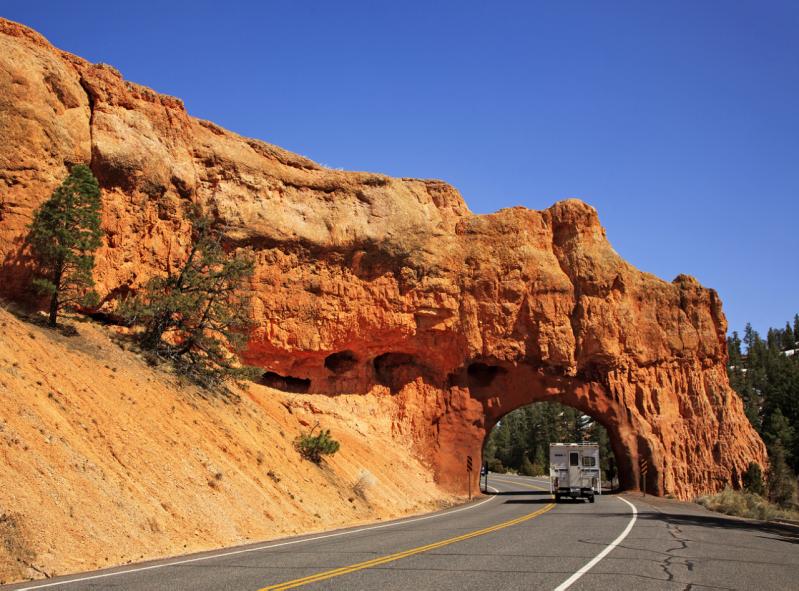 Highway 12 Scenic Byway-Red Canyon, UT- tunnel 4-08 SG3922 s