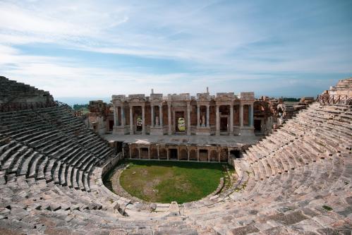 freecompress-Denizli Hierapolis Ancient City - Ancient Theatre 1