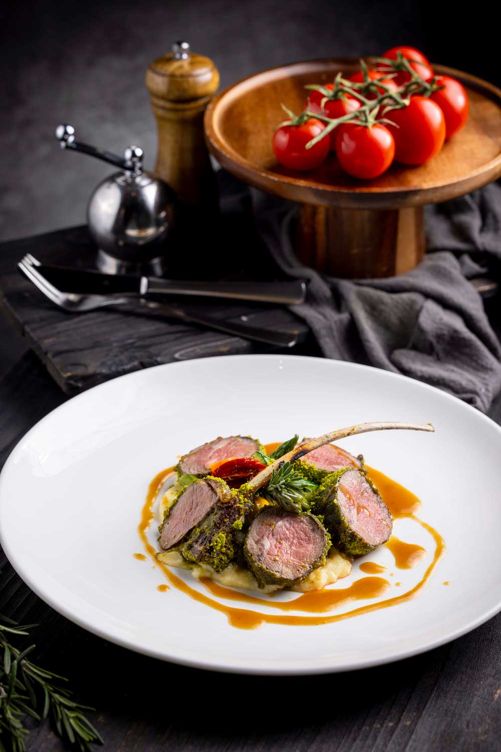 地中海慢烤澳洲羊柳