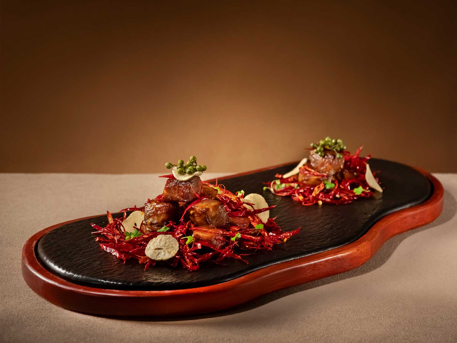 煎烹椒麻澳洲M8和牛-(1)